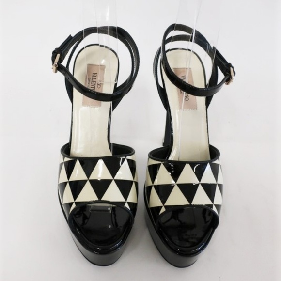 NEW Valentino Shiny Fever Platform Sandals - Picture 3 of 8